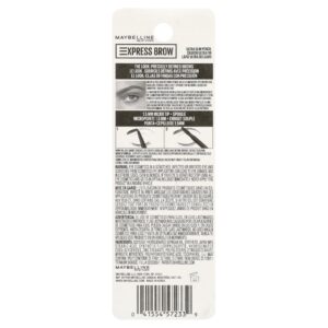 Maybelline Express Brow Ultra Slim Pencil Eyebrow Makeup, Deep Brown