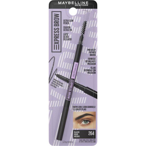 Maybelline Express Brow Ultra Slim Pencil Eyebrow Makeup, Deep Brown