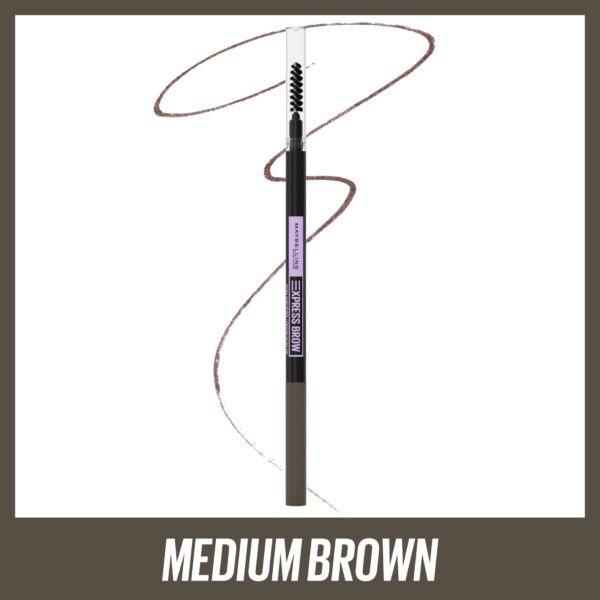 Maybelline Express Brow Ultra Slim Pencil Eyebrow Makeup, Deep Brown