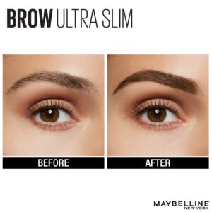 Maybelline Express Brow Ultra Slim Pencil Eyebrow Makeup, Deep Brown