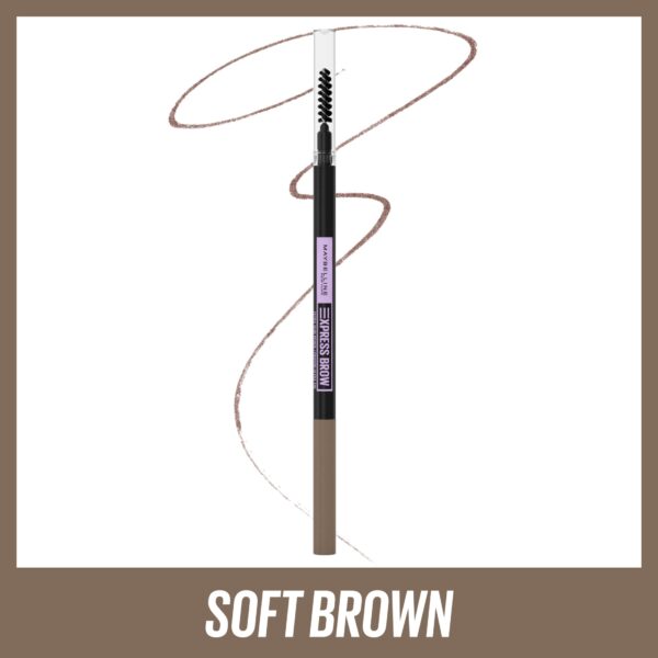 Maybelline Express Brow Ultra Slim Pencil Eyebrow Makeup, Deep Brown