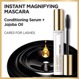 L'Oreal Paris Age Perfect Lash Magnifying Waterproof Mascara, Black - Image 5