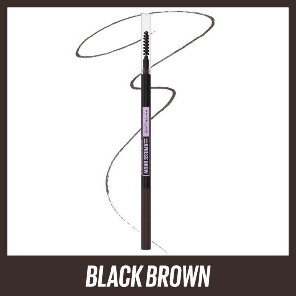 Maybelline Express Brow Ultra Slim Pencil Eyebrow Makeup, Deep Brown