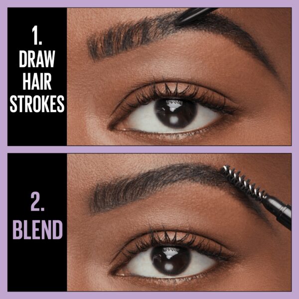 Maybelline Express Brow Ultra Slim Pencil Eyebrow Makeup, Deep Brown