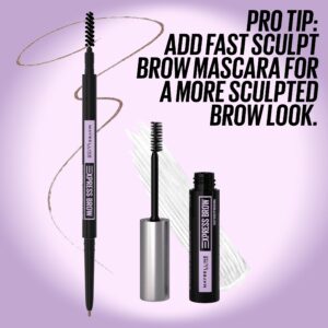 Maybelline Express Brow Ultra Slim Pencil Eyebrow Makeup, Deep Brown