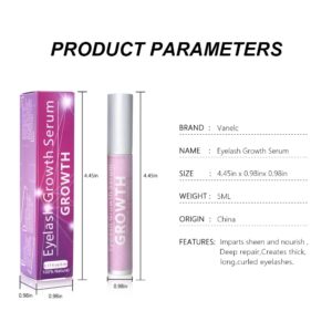 Eyelash Serum,Lash Growth Serum&Lash Serum - Irritation Free - Achieve Longer, Thicker, Healthier, and Stronger Lashes - 0.12OZ/3.5ML - Image 7