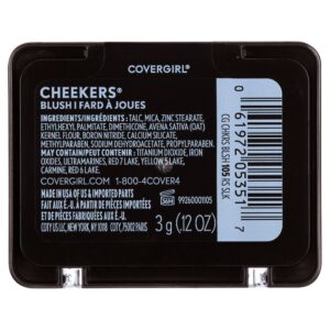 COVERGIRL Cheekers Blendable Powder Blush, 105 Rose Silk, 0.12 oz - Image 5