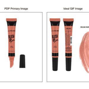 L.A. COLORS Blush, Cream Blush with Brush, Marvelous, Pink Shade, 0.42 fl oz - Image 15