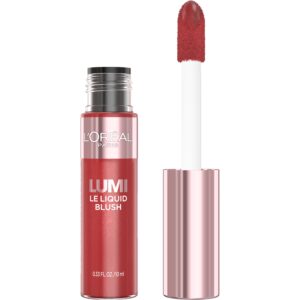 L'Oreal Paris Lumi Le Liquid Blush, Highly Pigmented, Glowy True Rose, 0.33 fl oz - Image 10
