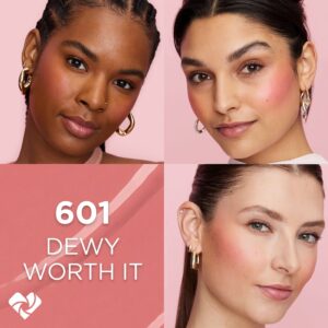 L'Oreal Paris Lumi Le Liquid Blush, Highly Pigmented, Glowy True Rose, 0.33 fl oz - Image 20