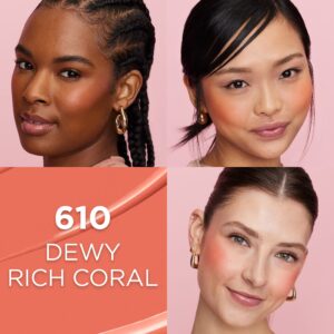 L'Oreal Paris Lumi Le Liquid Blush, Highly Pigmented, Glowy True Rose, 0.33 fl oz - Image 26