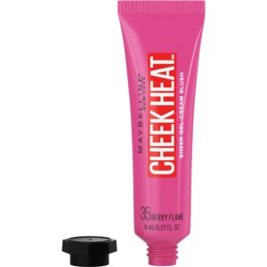 Maybelline Cheek Heat Gel-Cream Blush, Face Makeup, Nude Burn, 0.27 fl. oz. - Image 23