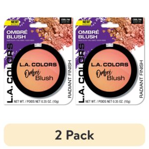 L.A. COLORS Ombre Radiance & Soft Glowing Powder Blush, Sunset - Image 8