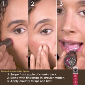 Burts Bees 100% Natural All Aglow Lip & Cheek Stick, Suez Sands - 1 Tube - Image 6