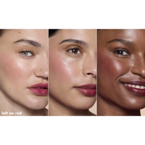 e.l.f. Sheer For It Blush Tint, Buildable Stain For Lips + Cheeks, Left On Red, 0.22 fl oz - Image 4