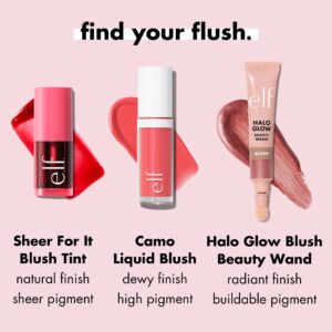 e.l.f. Sheer For It Blush Tint, Buildable Stain For Lips + Cheeks, Left On Red, 0.22 fl oz - Image 11