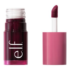 e.l.f. Sheer For It Blush Tint, Buildable Stain For Lips + Cheeks, Left On Red, 0.22 fl oz - Image 15