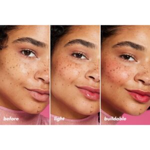 e.l.f. Sheer For It Blush Tint, Buildable Stain For Lips + Cheeks, Left On Red, 0.22 fl oz - Image 32