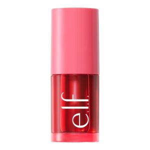 e.l.f. Sheer For It Blush Tint, Buildable Stain For Lips + Cheeks, Left On Red, 0.22 fl oz - Image 33
