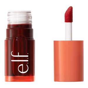 e.l.f. Sheer For It Blush Tint, Buildable Stain For Lips + Cheeks, Left On Red, 0.22 fl oz - Image 36
