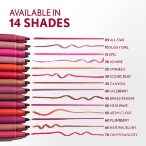 Covergirl Outlast Lipstain, 70 Crimson Glory, Pink, 0.05 fl oz - Image 7