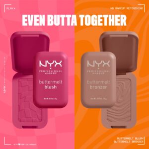 NYX Professional Makeup Buttermelt Powder Blush, My Butta Half - Image 9