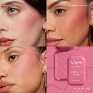 NYX Professional Makeup Buttermelt Powder Blush, My Butta Half - Image 18