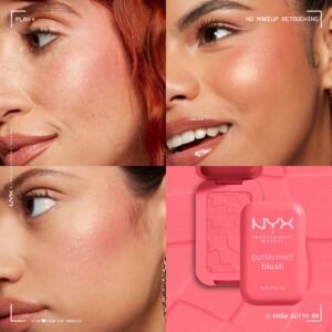 NYX Professional Makeup Buttermelt Powder Blush, My Butta Half - Image 24