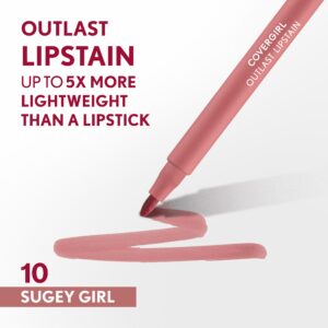 Covergirl Outlast Lipstain, 70 Crimson Glory, Pink, 0.05 fl oz - Image 30