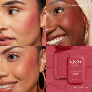 NYX Professional Makeup Buttermelt Powder Blush, My Butta Half - Image 37