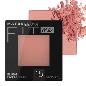 Maybelline New York Fit Me Blush, Rose, Natural, 0.16 fl oz - Image 14