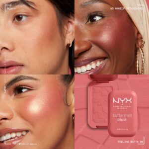 NYX Professional Makeup Buttermelt Powder Blush, My Butta Half - Image 44