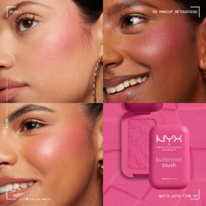 NYX Professional Makeup Buttermelt Powder Blush, My Butta Half - Image 50