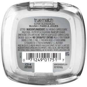 L'Oreal Paris True Match Super Blendable Blush, Soft Powder Texture, Tender Rose, 0.21 oz - Image 7