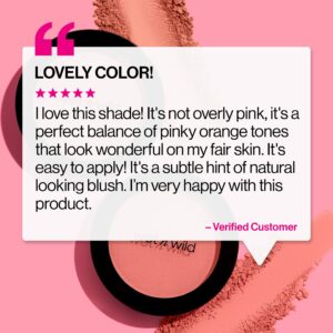 Wet n Wild Color Icon Blush Makeup, Pinch Me Pink, 0.21 oz, Infused with Jojoba Oil, Cruelty-Free - Image 6