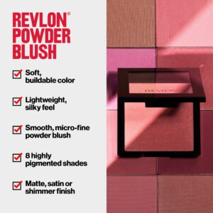 Revlon Powder Blush, Satin Finish, 006 Naughty Nude, 0.17 oz - Image 3