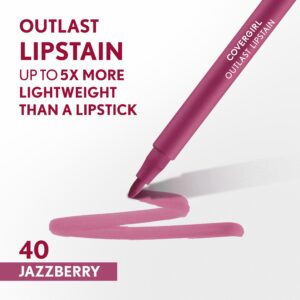 Covergirl Outlast Lipstain, 70 Crimson Glory, Pink, 0.05 fl oz - Image 78