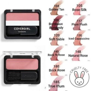 COVERGIRL Cheekers Blendable Powder Blush, 117 Plum Plush, 0.12 oz - Image 13