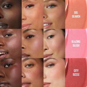 Maybelline Sunkisser Multi-Use Liquid Blush and Bronzer, Blendable Formula, Blazing Blush, 0.23 fl oz - Image 4