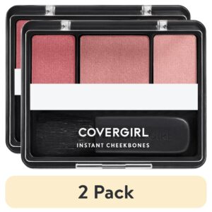COVERGIRL Instant Cheekbones Contouring Blush, 220 Purely Plum, 0.29 oz