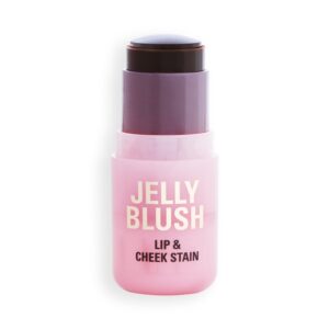Revolution Jelly Blush Stick Lip and Cheek Stain Cherry Red - Image 14