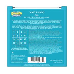 Wet N Wild SpongeBob Eye and Face Makeup Palette - Gal Pals - Image 8