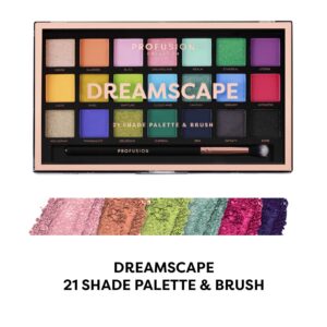 Profusion Cosmetics 21 Shade Eyeshadow Palette - Adventurous - Image 14