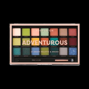 Profusion Cosmetics 21 Shade Eyeshadow Palette - Adventurous - Image 15