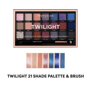 Profusion Cosmetics 21 Shade Eyeshadow Palette - Adventurous - Image 16