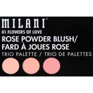 Milani Rose Blush Trio Palette, Flowers of Love - Image 4