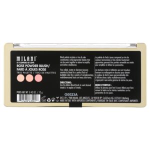 Milani Rose Blush Trio Palette, Flowers of Love - Image 7