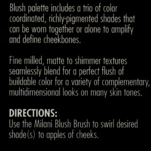 Milani Rose Blush Trio Palette, Flowers of Love - Image 12