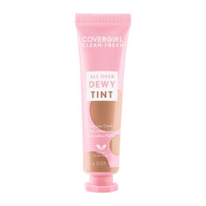 COVERGIRL Clean Fresh All Over Dewy Tint, Dreamy Pink 400, 0.33 fl oz - Image 7