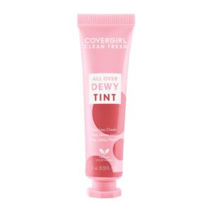 COVERGIRL Clean Fresh All Over Dewy Tint, Dreamy Pink 400, 0.33 fl oz - Image 19